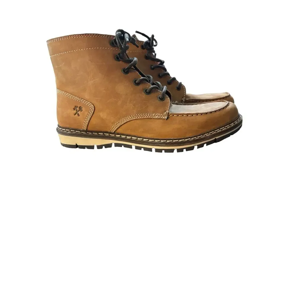 Buckle Outpost Makers Holden Leather Work Boots Men’s 9.5 NWOT Tan